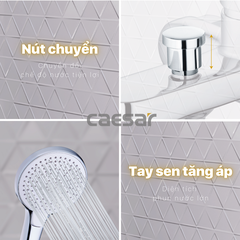 Vòi sen tắm nóng lạnh Caesar S573C
