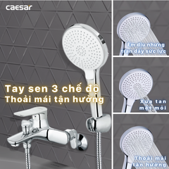 Vòi sen tắm nóng lạnh Caesar S563C