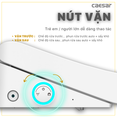 Nắp Bồn Cầu Điện Tử CAESAR TAF512H Đa Năng