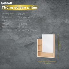Tủ gương Caesar EM0160W7V