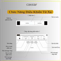 Bồn cầu điện tử Caesar CA1380H