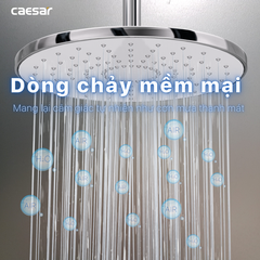 Thân cây sen tắm đứng nóng lạnh Caesar BS126