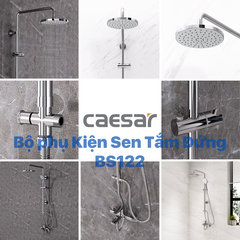 Thân cây sen tắm đứng nóng lạnh Caesar BS122