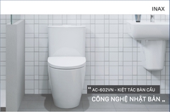 Bồn cầu 2 khối INAX AC-602VN xả nhấn Aqua Ceramic (AC602VN)
