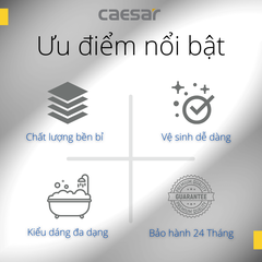 Bồn tắm lập thể Caesar AT6270 dài 1m70