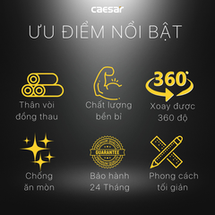 Vòi chậu rửa chén Caesar K035CV nước lạnh