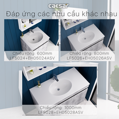 Bộ Lavabo tủ Caesar LF5026 + EH05026ASV