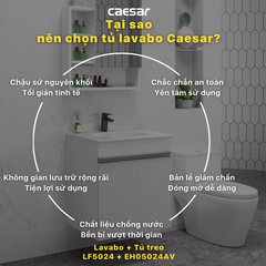 Bộ Lavabo tủ Caesar LF5024 + EH05024AV