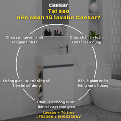 Bộ Lavabo tủ Caesar LF5239S + EH05239AV