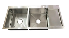 Chậu rửa đúc 2 Hộc 1 Cánh Honorcy 100x48 (304)