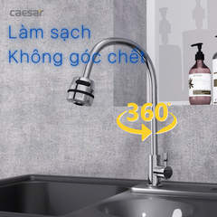 Vòi chậu rửa chén Caesar K035CV nước lạnh