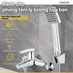 Vòi sen tắm nóng lạnh Caesar S403C