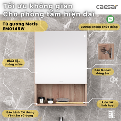 Tủ gương Caesar EM0145W