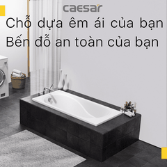 Bồn tắm dài Caesar AT0170 dài 1m7 loại xây