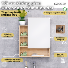 Tủ gương Caesar EM0160W7V