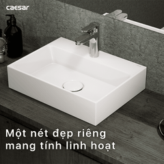 Lavabo chậu rửa mặt Caesar LF5259 đặt bàn