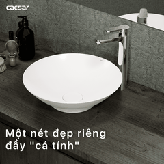 Lavabo chậu rửa mặt Caesar L5221 đặt bàn