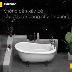 Bồn tắm lập thể Caesar KT1150 dài 1m5