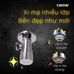Van Khóa Góc Caesar BF403S (Ø21) 1 Đường Nước