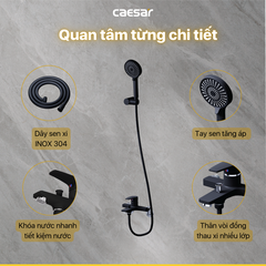 Vòi sen tắm nóng lạnh Caesar S393CB