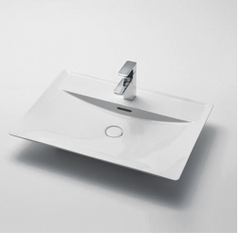 Lavabo chậu rửa mặt INAX CERAFINE AL-S630VGC đặt bàn 3 lỗ