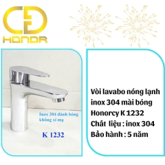 Vòi Lavabo Nóng Lạnh Honorcy K 1232