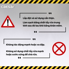 Kệ Inox góc phòng tắm Caesar Q6314B màu đen