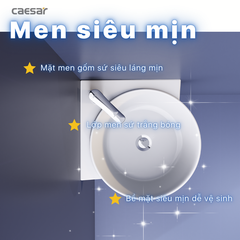 Lavabo chậu rửa mặt Caesar LF5238 treo góc