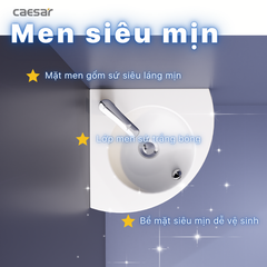 Lavabo chậu rửa mặt Caesar L2014 treo góc