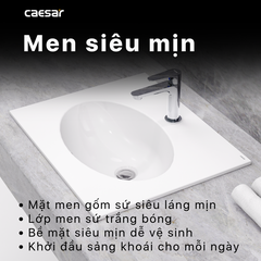 Chậu Rửa Lavabo Dương Bàn CAESAR L5022