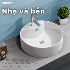 Lavabo chậu rửa mặt Caesar LF5240 đặt bàn