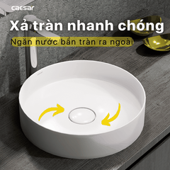 Lavabo chậu rửa mặt Caesar LF5258 đặt bàn