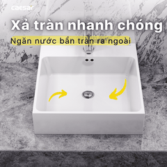 Lavabo chậu rửa mặt Caesar LF5261 đặt bàn