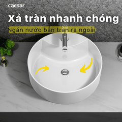 Lavabo chậu rửa mặt Caesar LF5240 đặt bàn