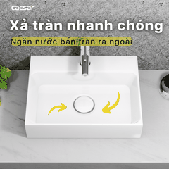 Lavabo chậu rửa mặt Caesar LF5259 đặt bàn