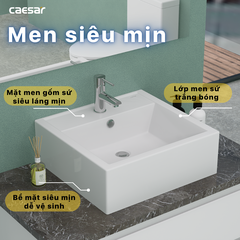 Lavabo chậu rửa mặt Caesar LF5236 đặt bàn
