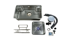 Chậu Rửa Chén 1 Hộc Honorcy Chống Trày C-105 INOX 304