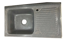 Chậu Rửa Chén Đá Honorcy 1 Hộc 1 Cánh Xám Muối Tiêu 8648