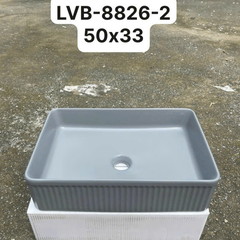 Lavbo chậu rửa mặt đặt bàn HONORCY LVB-8826-2 50x33