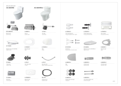 Bồn cầu 1 khối INAX AC-900VRN-2 Aqua Ceramic (AC900VRN2)
