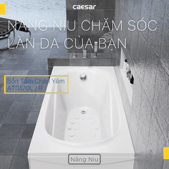 Bồn tắm dài Caesar AT0170L(R) dài 1m7 loại chân yếm
