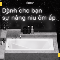 Bồn tắm dài Caesar AT0670 dài 1m7 loại xây