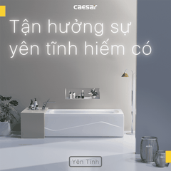 Bồn tắm dài Caesar AT0670L(R) dài 1m7 loại chân yếm