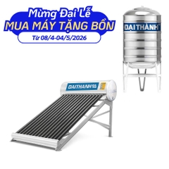 [Bao lắp] Máy nước nóng năng lượng mặt trời Đại Thành 8 250 lít