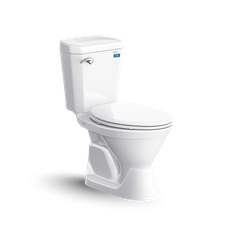 Bàn cầu hai khối Viglacera VI77 nắp thường