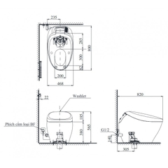 Bồn cầu điện tử TOTO CS901VT#NW1/T53P100VR Neorest NX II