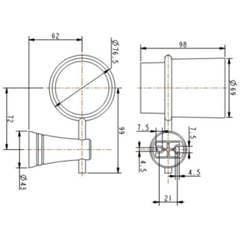 Kệ ly American Standard WF-6583