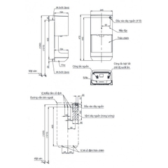 Máy sấy tay TOTO TYC322W tốc độ cao