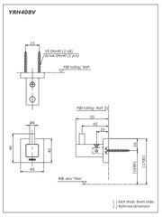 Móc áo TOTO YRH408V