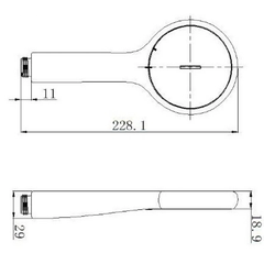 Tay Sen American Standard FFASS505-GR Genie Xám